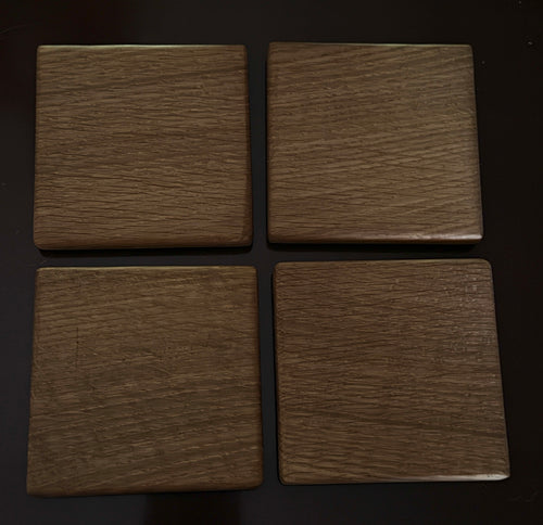 Walnut coasters